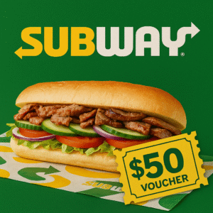 Unbeatable Deal: Enjoy $50 Worth of Subway for Just $2.50!
