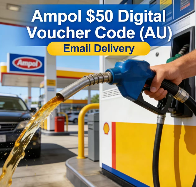 澳大利亚安普尔(Ampol)50澳元电子优惠券代码 – 通过电子邮件发送
